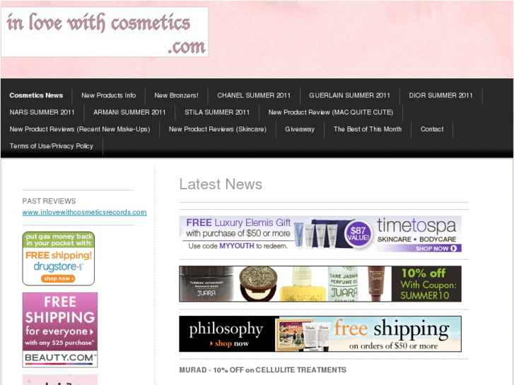 www.inlovewithcosmetics.com