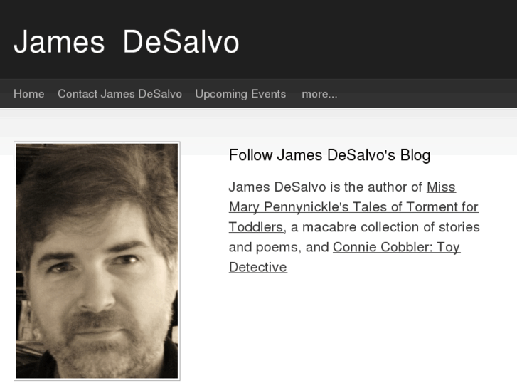 www.jamesdesalvoauthor.com