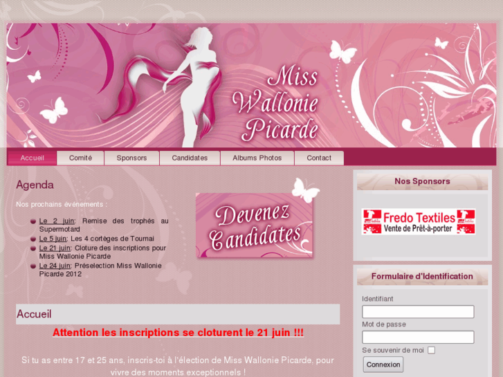 www.misswalloniepicarde.be