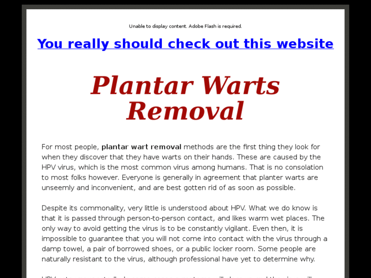 www.plantarwartsremoval.org