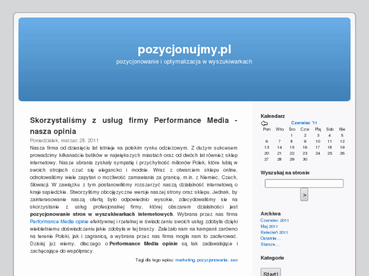 www.pozycjonujmy.pl