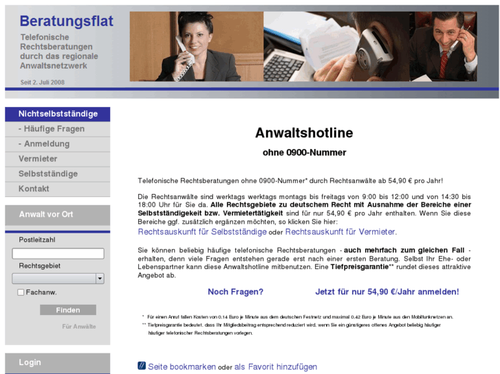 www.rechtsberatungsflat.com