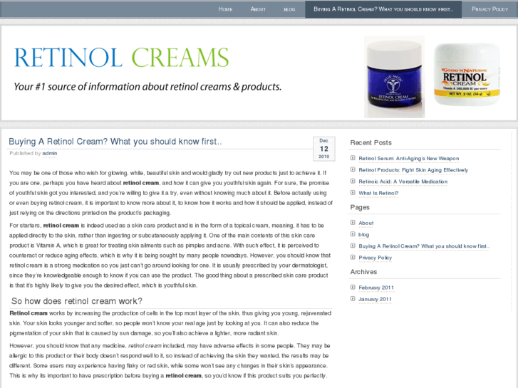 www.retinolcreams.org