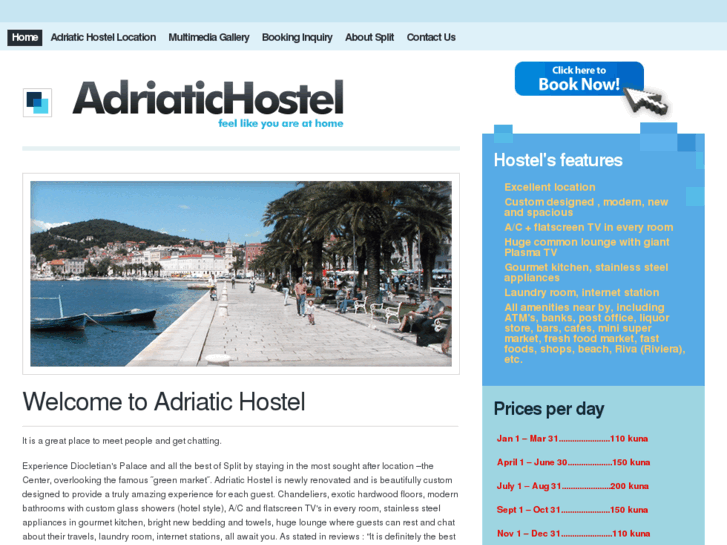 www.adriatichostel.com