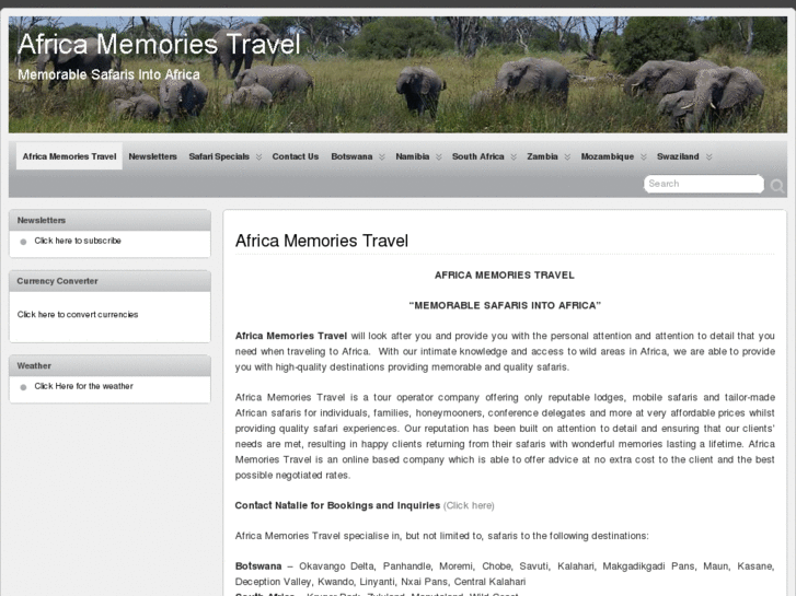 www.africamemoriestravel.com