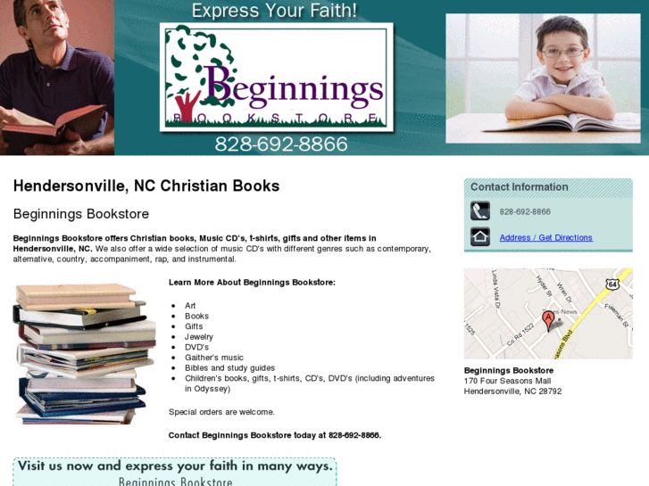 www.beginningsbookstore.com