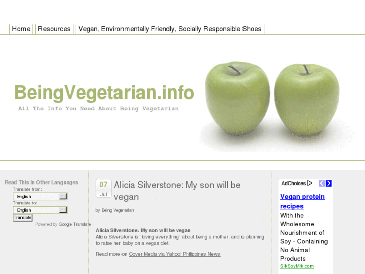 www.beingvegetarian.info