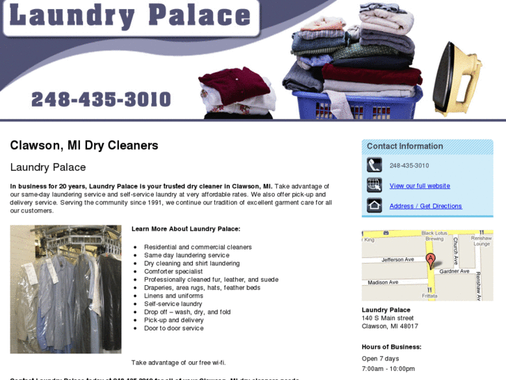 www.laundry-palace.net