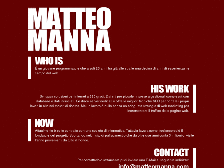 www.matteomanna.com