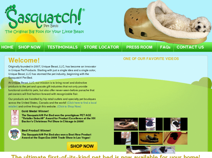 www.sasquatchpetbeds.com