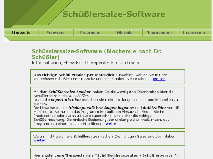 www.schuesslersalze-software.de