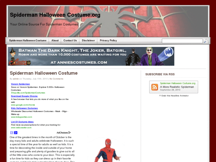 www.spidermanhalloweencostume.org