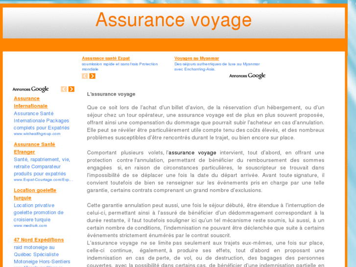 www.assurancevoyage.biz