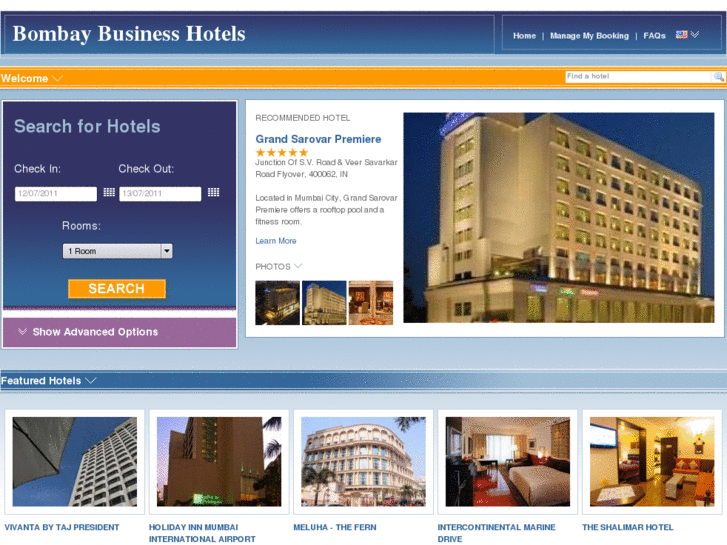 www.bombaybusinesshotels.com