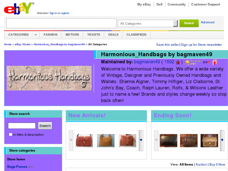 www.harmonioushandbags.com