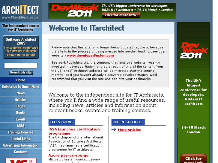 www.itarchitect.co.uk