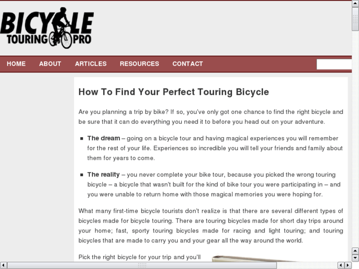 www.touringbicyclebook.com