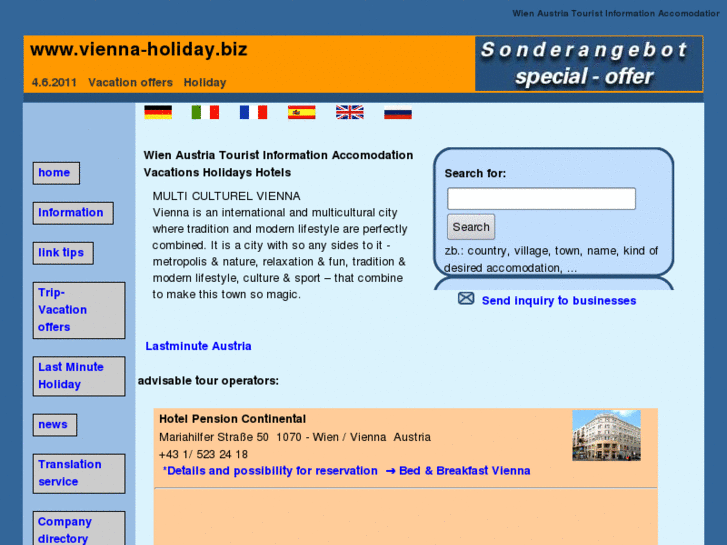 www.vienna-holiday.biz