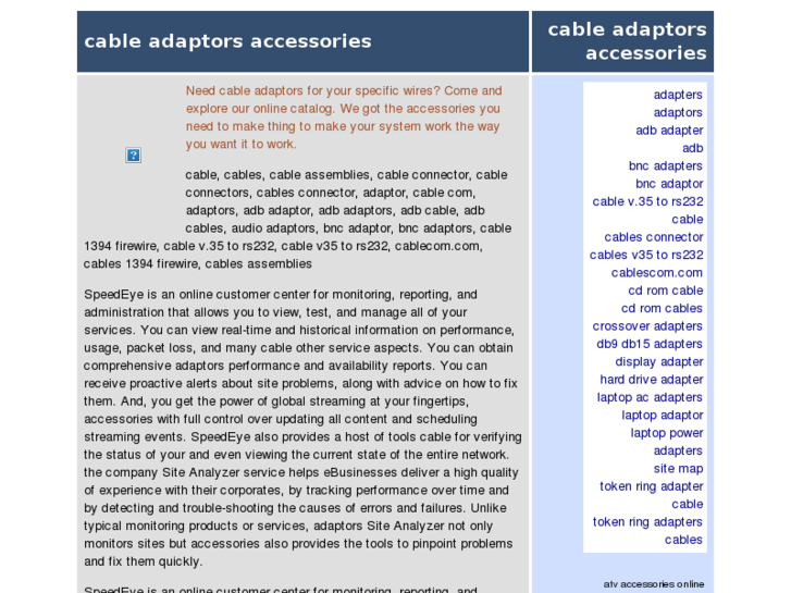 www.cable-adaptors-accessories.com