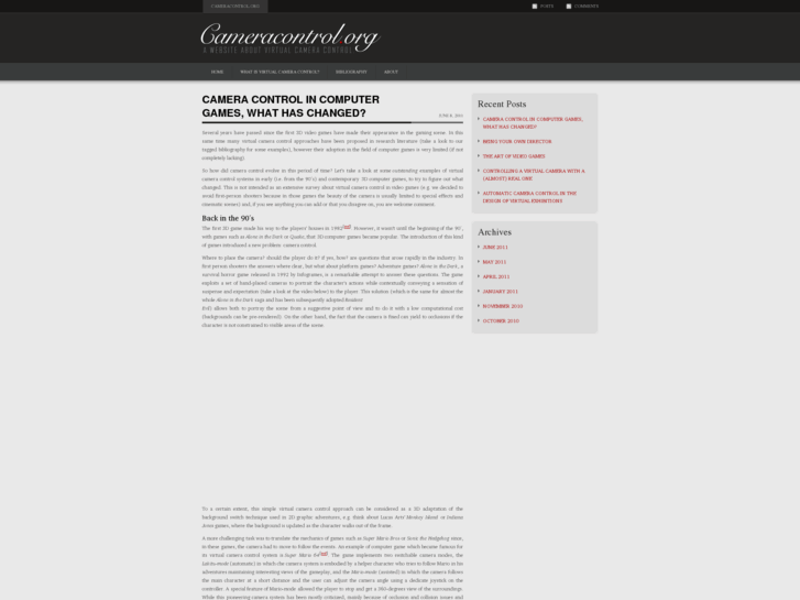 www.cameracontrol.org