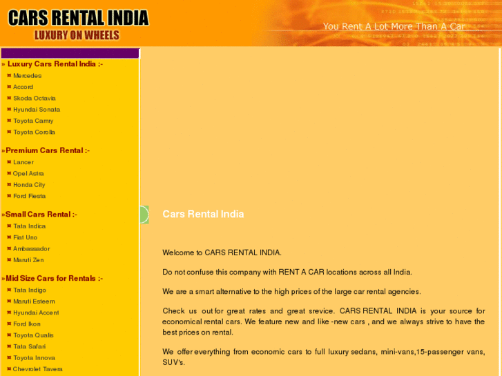 www.carsrentalindia.com