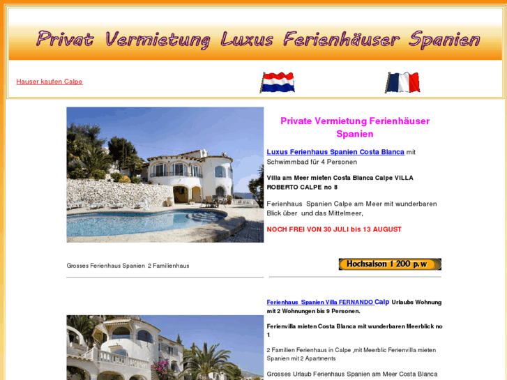 www.ferienhausmietenspanien.de