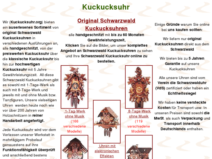 www.kuckucksuhr.org