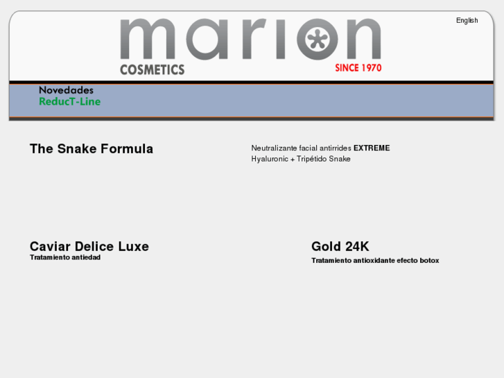 www.marion-cosmetics.com