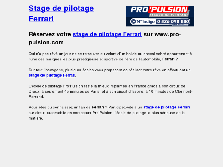 www.pilotage-ferrari.com