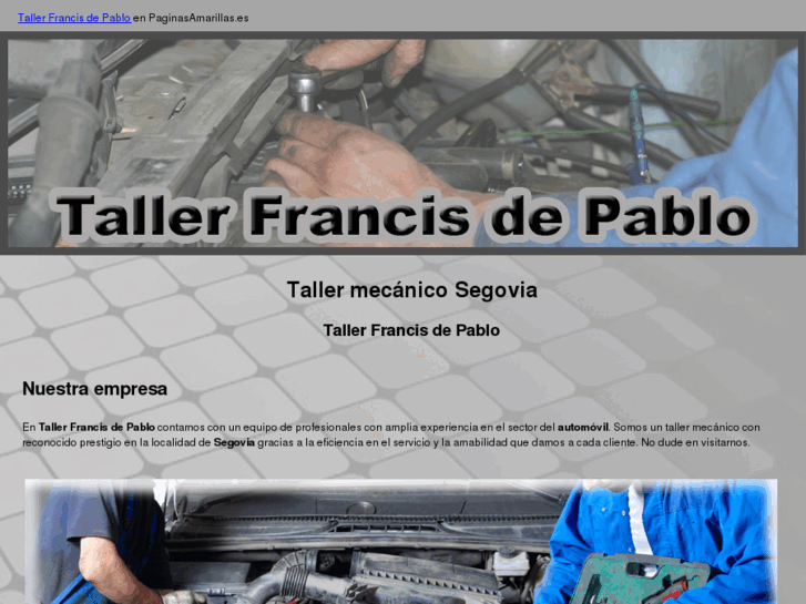 www.tallerfrancisdepablo.com