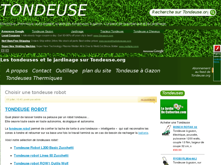 www.tondeuse.org