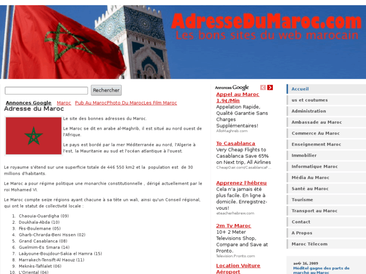 www.adressedumaroc.com