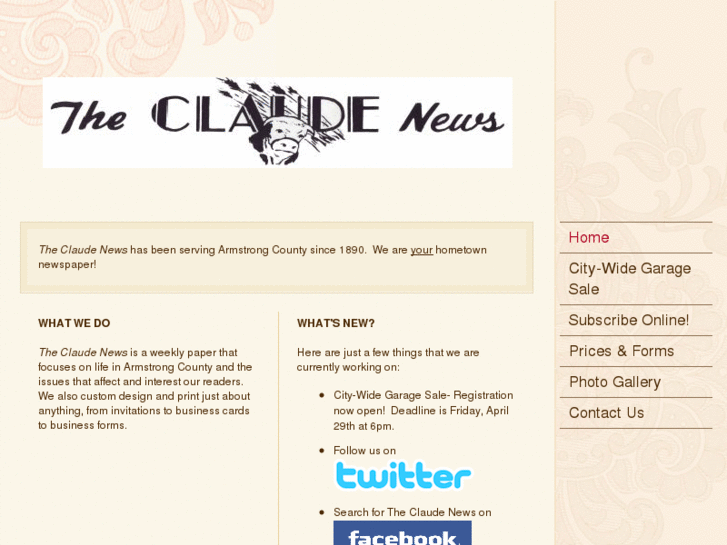 www.claudenews.com