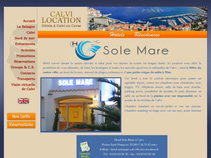 www.hotel-solemare-calvi.com