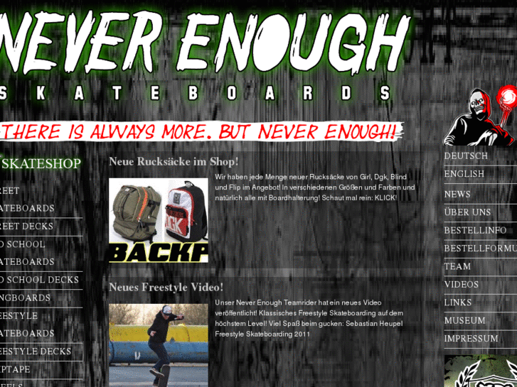 www.neverenoughsk8.com