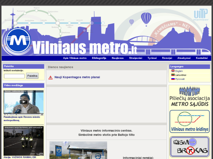 www.vilniausmetro.lt