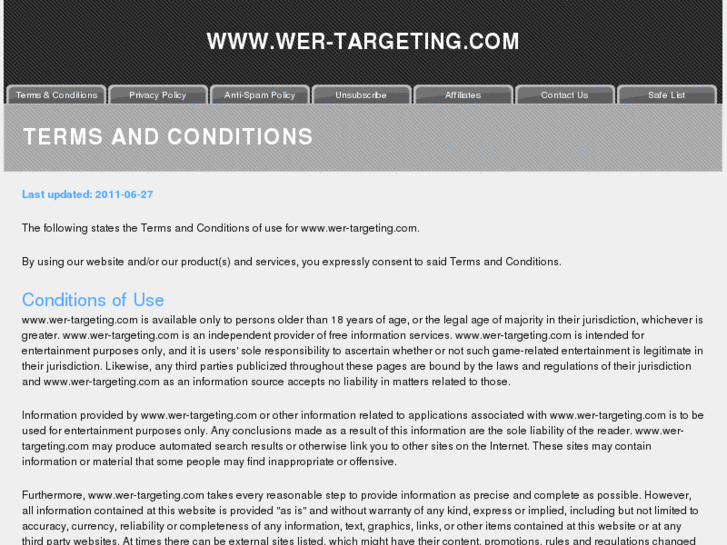 www.wer-targeting.com