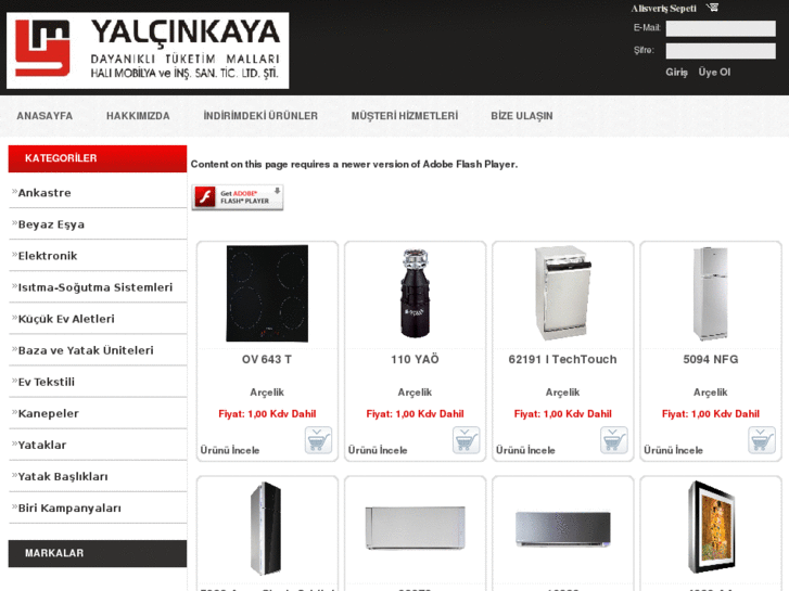 www.arcelikyalcinkaya.com