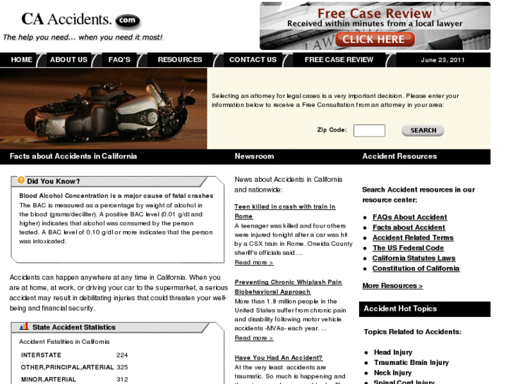 www.caaccidents.com