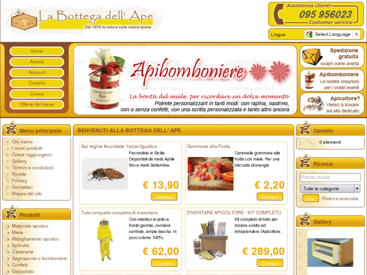 www.labottegadellape.com