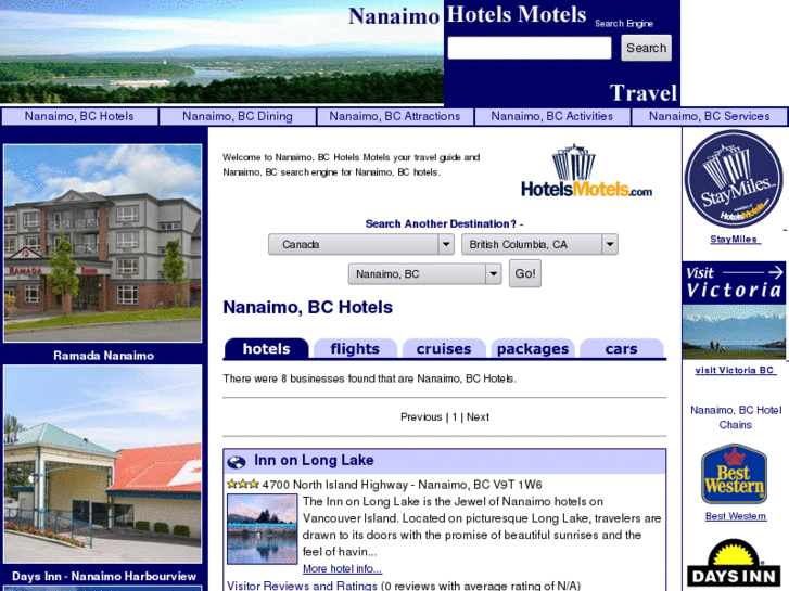 www.nanaimohotelsmotels.com