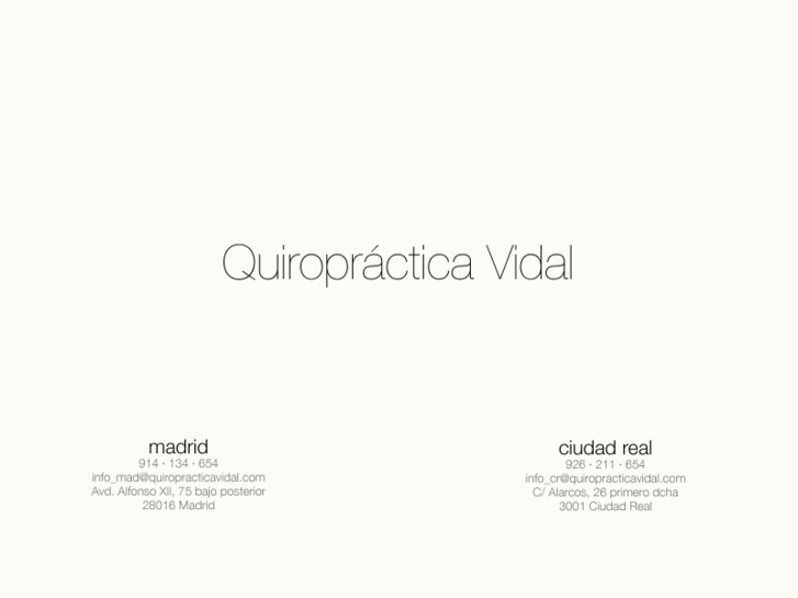 www.quiropracticavidal.com