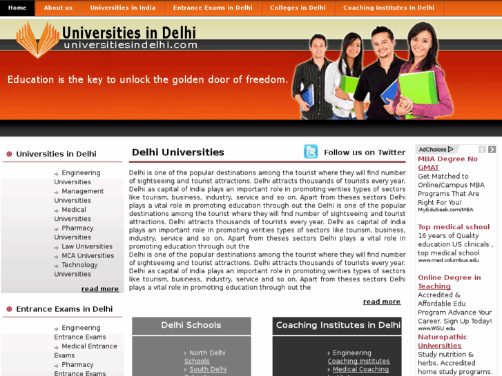 www.universitiesindelhi.com