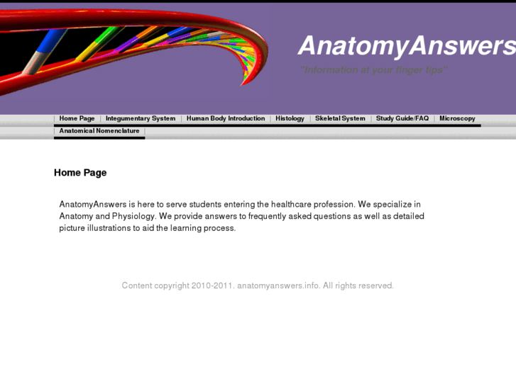 www.anatomyanswers.info