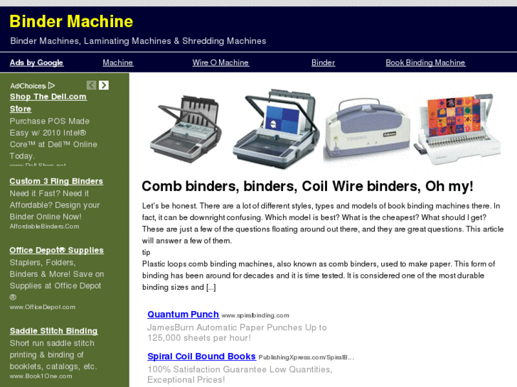 www.bindermachine.info