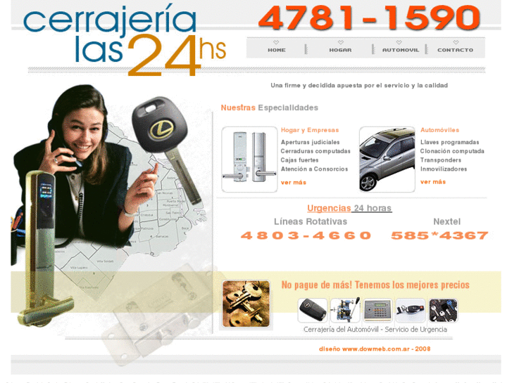 www.cerrajeria25hs.com.ar