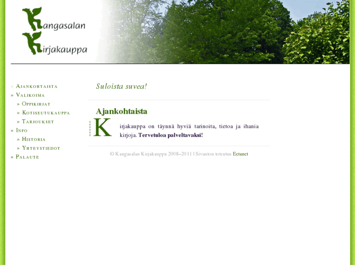 www.kangasalankirjakauppa.com