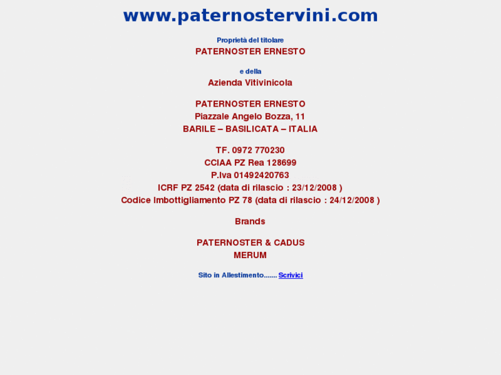 www.paternostervini.com