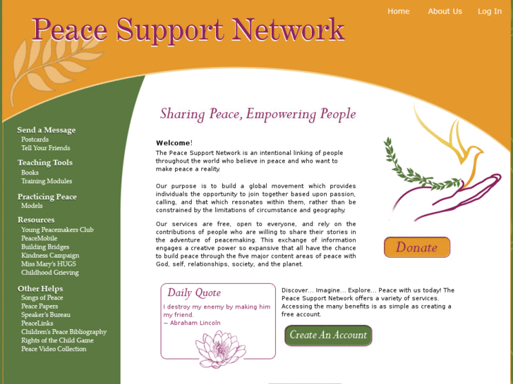 www.peacesupportnetwork.com