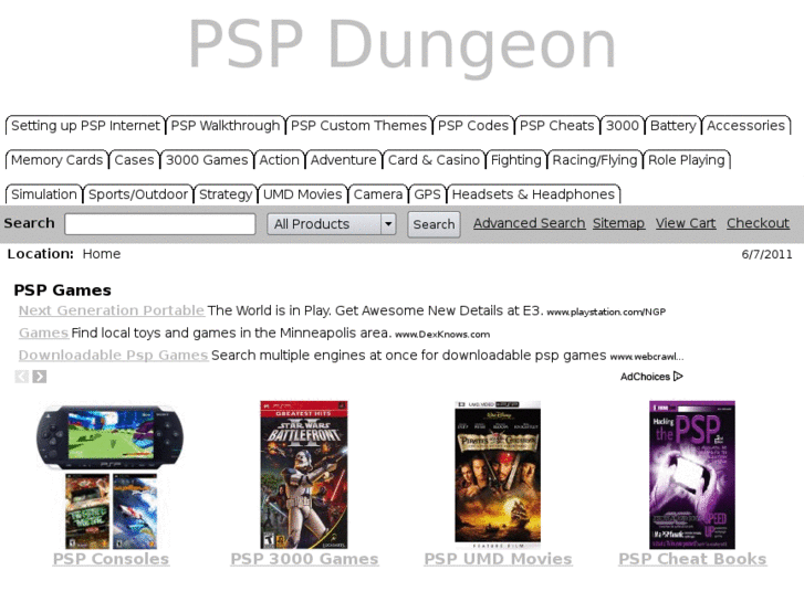 www.pspdungeon.com